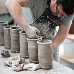Wayne Clark in his studio 2017